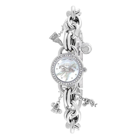 Nevada Wolf Pack NCAA Women's Charm Series Watch