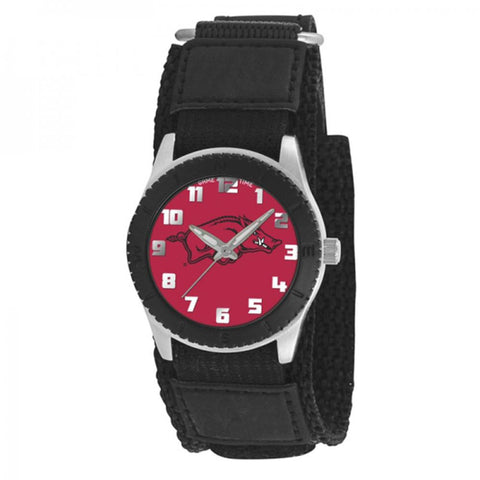 Arkansas Razorbacks NCAA Kids Rookie Series watch (Black)