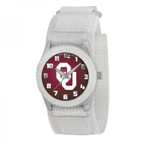 Oklahoma Sooners NCAA Kids Rookie Series Watch (White)