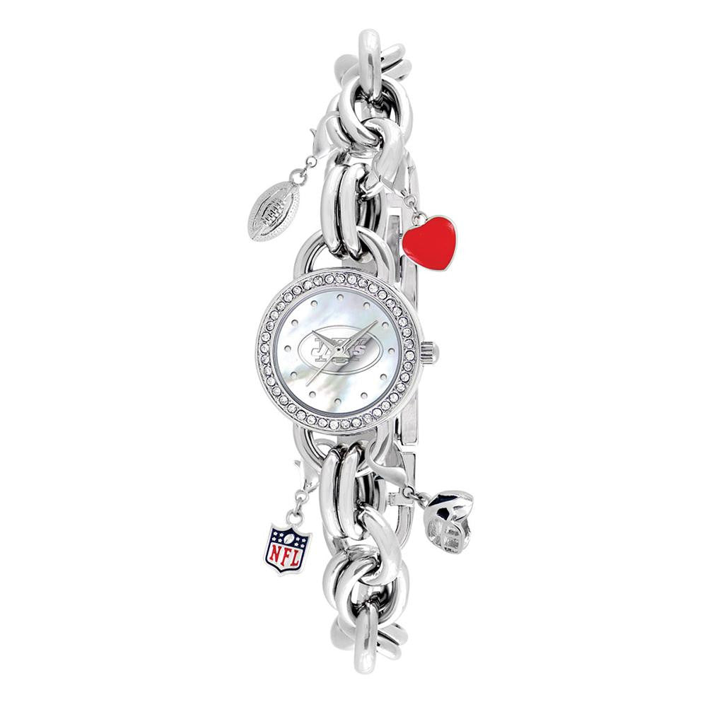 New York Jets NFL Women's Charm Series Watch