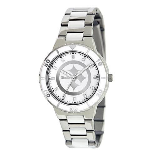 Pittsburgh Steelers NFL Ladies Pro Pearl Series Watch