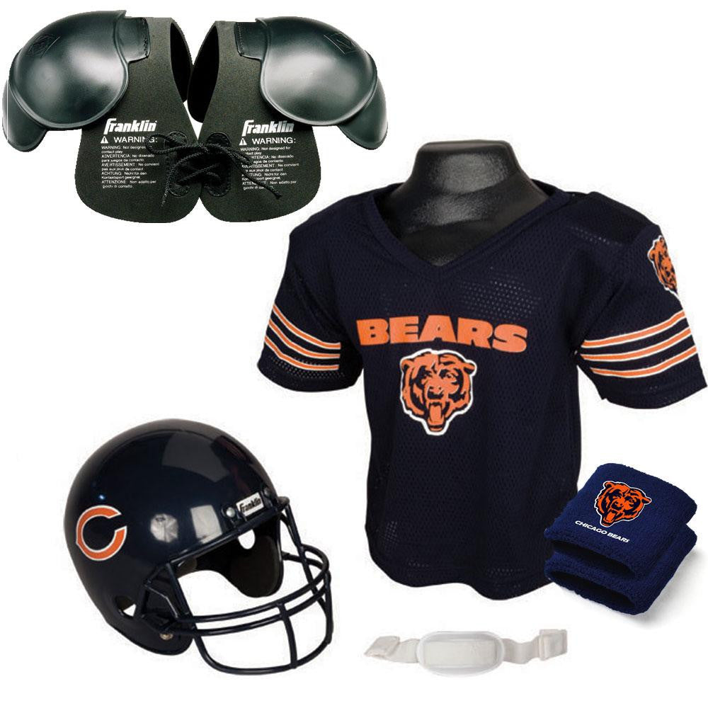 Chicago Bears Youth NFL Ultimate Helmet and Helmet and Jersey Set