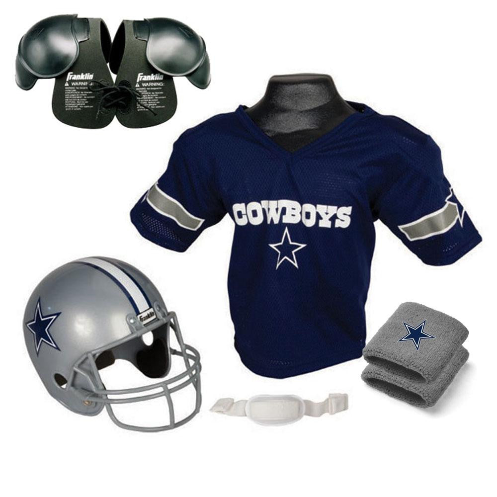 Dallas Cowboys Youth NFL Ultimate Helmet and Helmet and Jersey Set