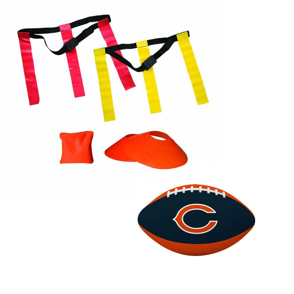 Chicago Bears NFL Youth 10 Player Flag Football Set