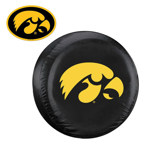 Iowa Hawkeyes NCAA Spare Tire Cover and Grille Logo Set (Large)