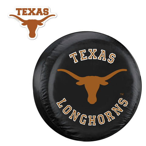 Texas Longhorns NCAA Spare Tire Cover and Grille Logo Set (Regular)