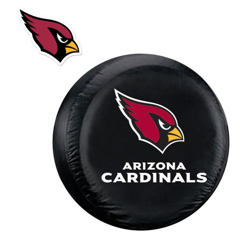 Arizona Cardinals NFL Spare Tire Cover and Grille Logo Set (Large)