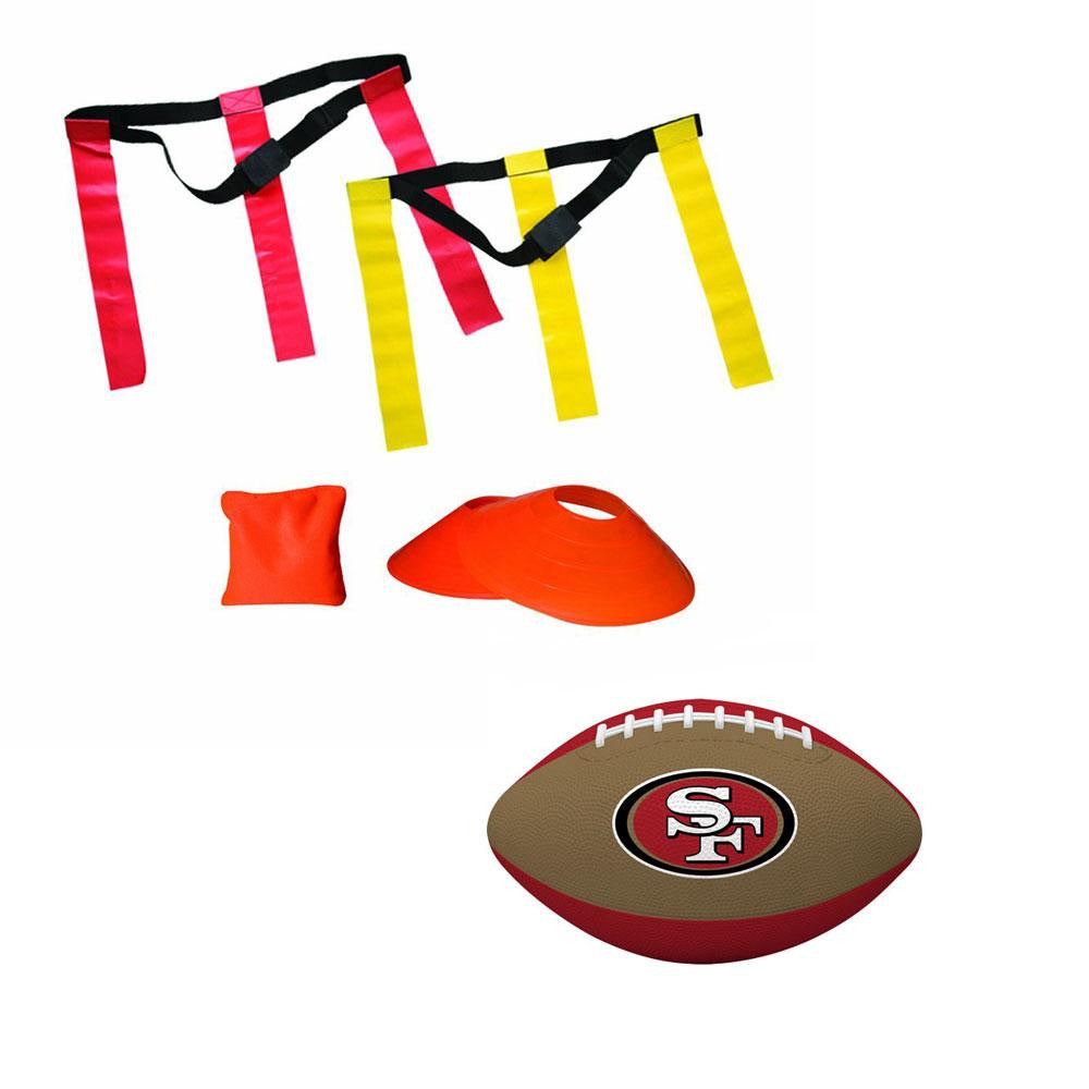 San Francisco 49ers NFL Youth 10 Player Flag Football Set