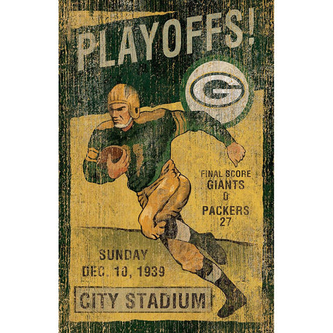 Green Bay Packers NFL Vintage Wall Art