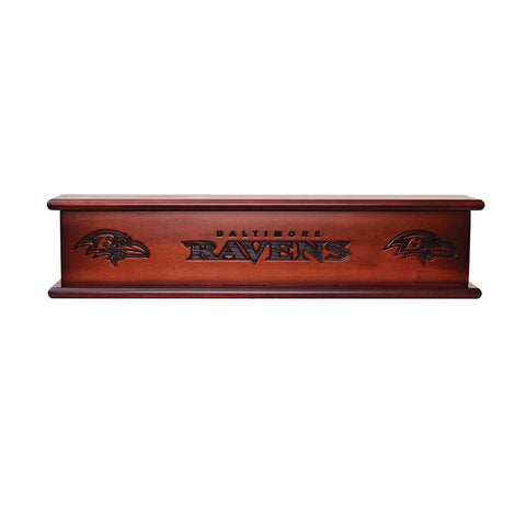 Baltimore Ravens NFL 20in Aspen Wood Memorabilia Shelve