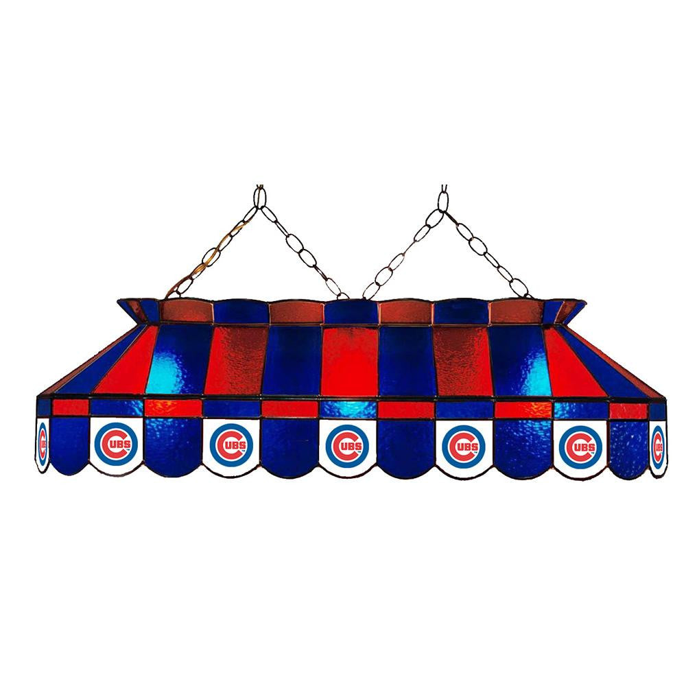 Chicago Cubs MLB 40 Inch Billiards Stained Glass Lamp