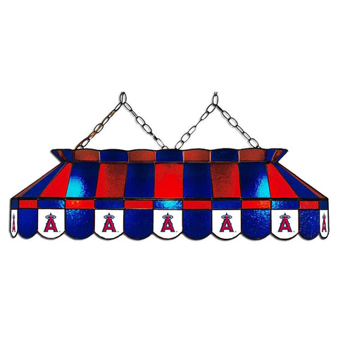 Los Angeles Angels MLB 40 Inch Billiards Stained Glass Lamp