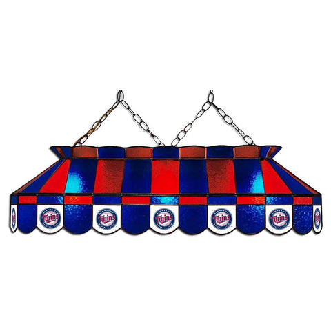 Minnesota Twins MLB 40 Inch Billiards Stained Glass Lamp