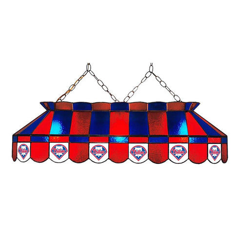 Philadelphia Phillies MLB 40 Inch Billiards Stained Glass Lamp