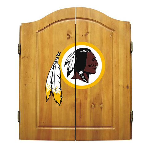 Washington Redskins NFL Dart Board w-Cabinet