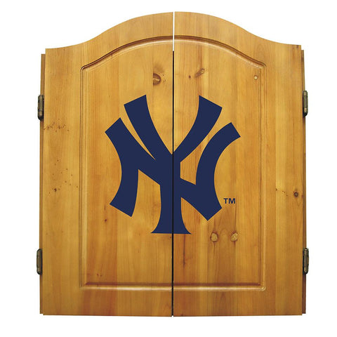 New York Yankees MLB Dart Board w-Cabinet