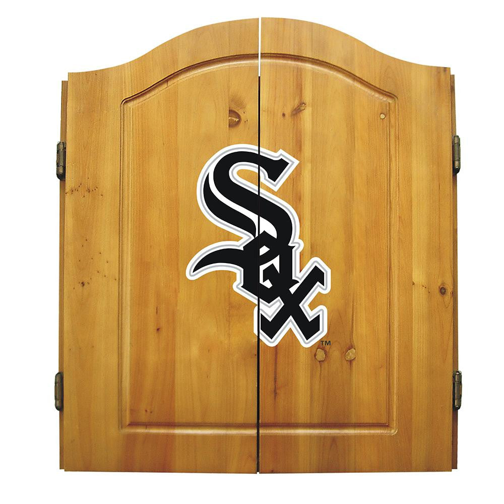 Chicago White Sox MLB Dart Board w-Cabinet