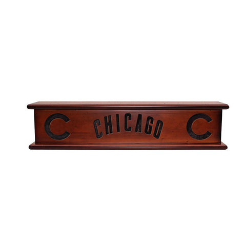 Chicago Cubs MLB 20in Aspen Wood Memorabilia Shelve