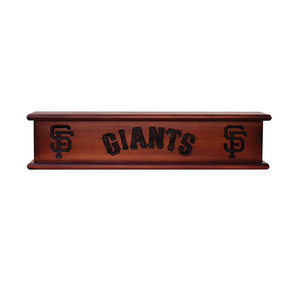 San Francisco Giants MLB 20in Aspen Wood Memorabilia Shelve