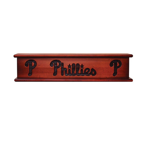 Philadelphia Phillies MLB 20in Aspen Wood Memorabilia Shelve