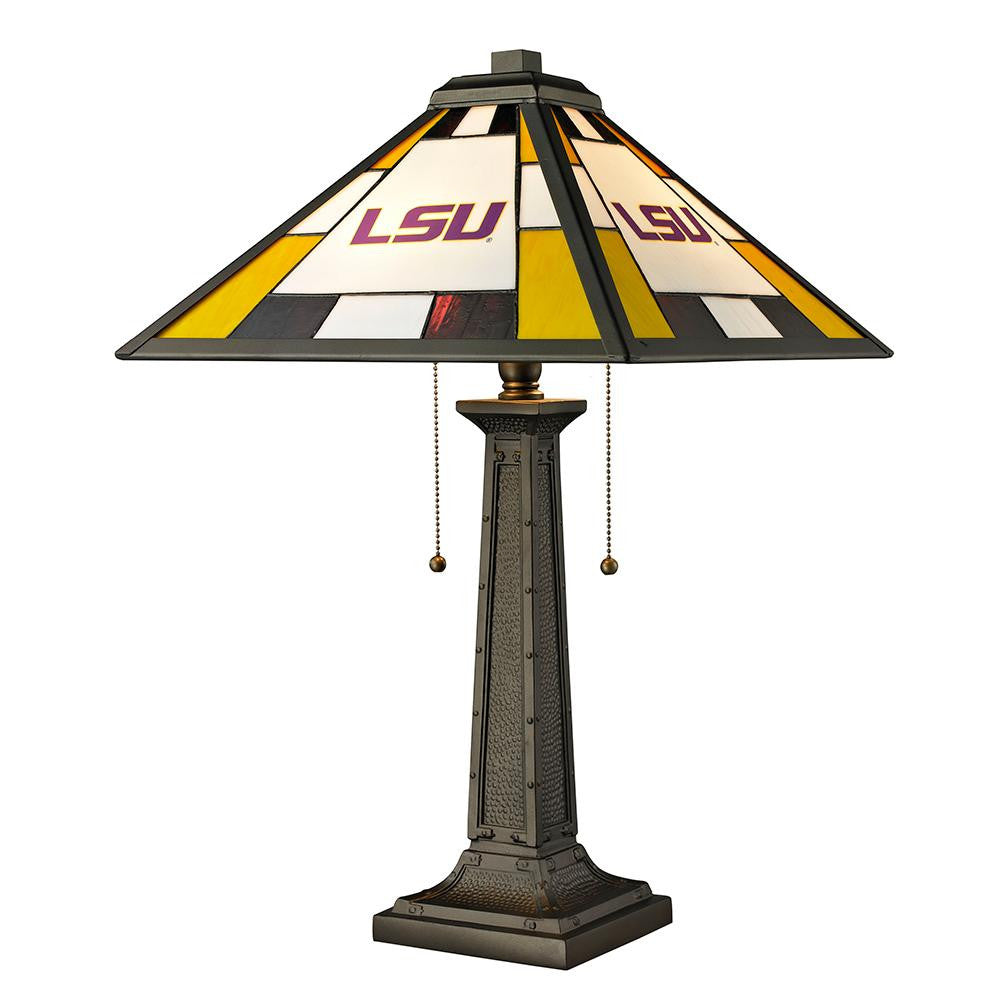 LSU Tigers NCAA Tiffany Desk Lamp