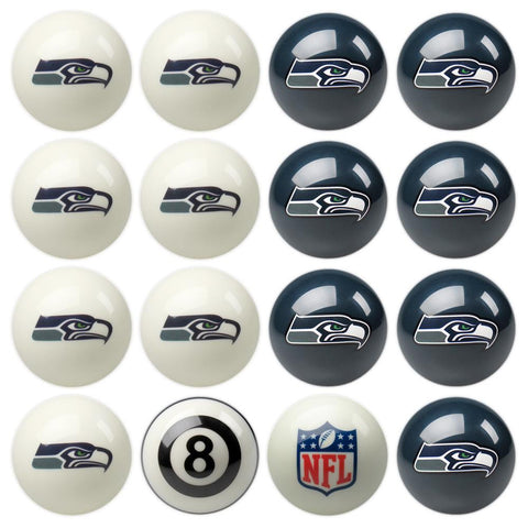 Seattle Seahawks NFL 8-Ball Billiard Set