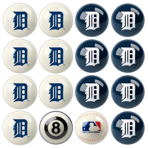 Detroit Tigers MLB 8-Ball Billiard Set