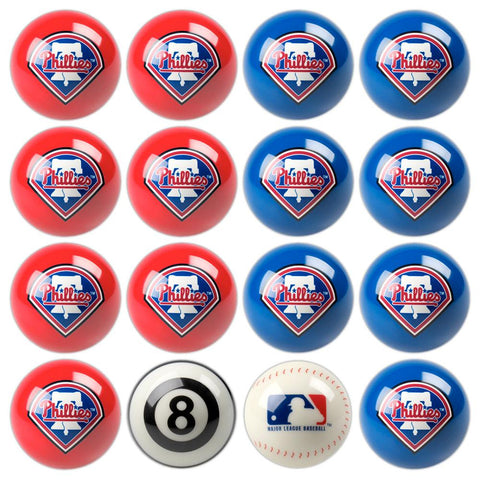 Philadelphia Phillies MLB 8-Ball Billiard Set