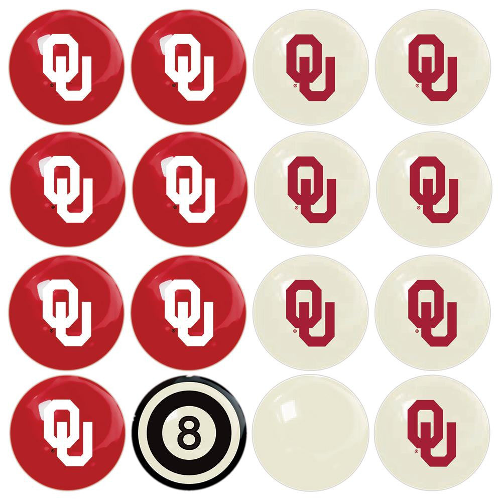 Oklahoma Sooners NCAA 8-Ball Billiard Set