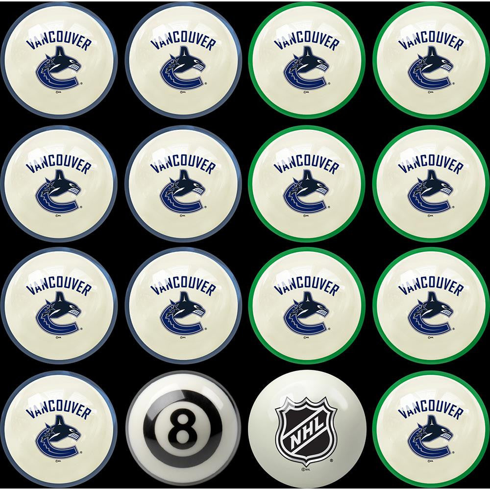 Vancouver Canucks NHL 8-Ball Billiard Set