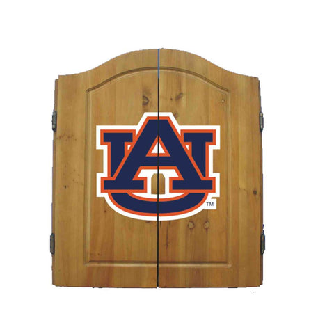 Auburn Tigers NCAA Dart Board w-Cabinet