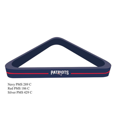 New England Patriots NFL Billiard Ball Triangle Rack