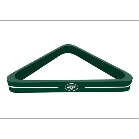 New York Jets NFL Billiard Ball Triangle Rack