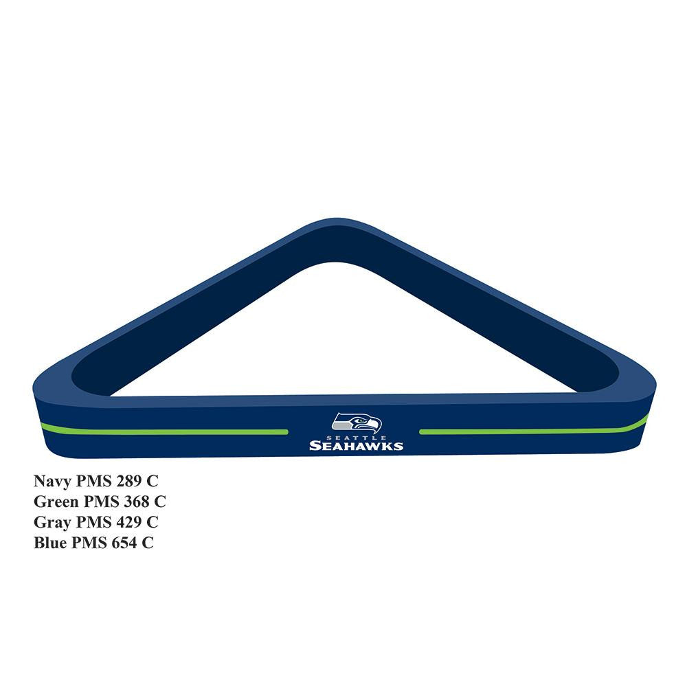 Seattle Seahawks NFL Billiard Ball Triangle Rack