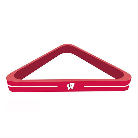 Wisconsin Badgers NCAA Billiard Ball Triangle Rack