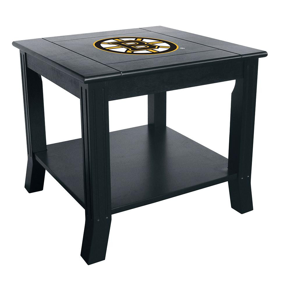 Boston Bruins NHL Side Table