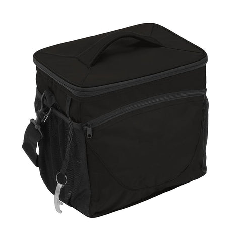 Plain Black 24 Can Cooler