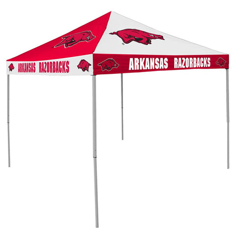 Arkansas Razorbacks NCAA 9' x 9' Checkerboard Color Pop-Up Tailgate Canopy Tent