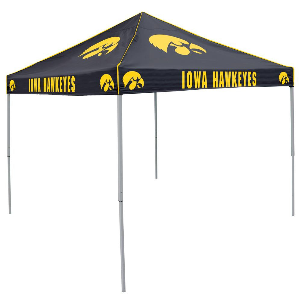 Iowa Hawkeyes NCAA 9' x 9' Solid Color Pop-Up Tailgate Canopy Tent