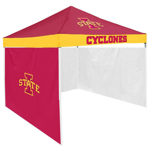 Iowa State Cyclones NCAA 9' x 9' Economy 2 Logo Pop-Up Canopy Tailgate Tent With Side Wall