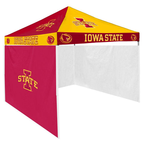 Iowa State Cyclones NCAA 9' x 9' Checkerboard Color Pop-Up Tailgate Canopy Tent With Side Wall