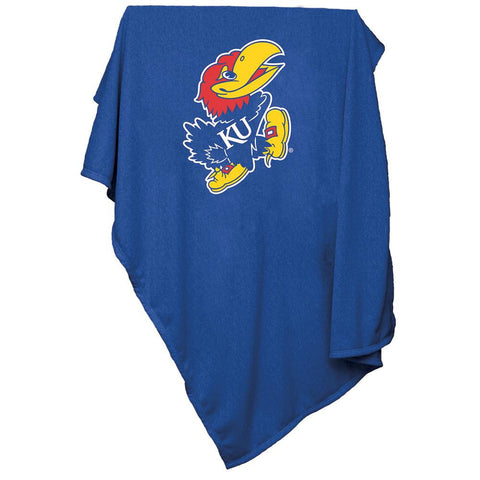 Kansas Jayhawks NCAA Sweatshirt Blanket Throw