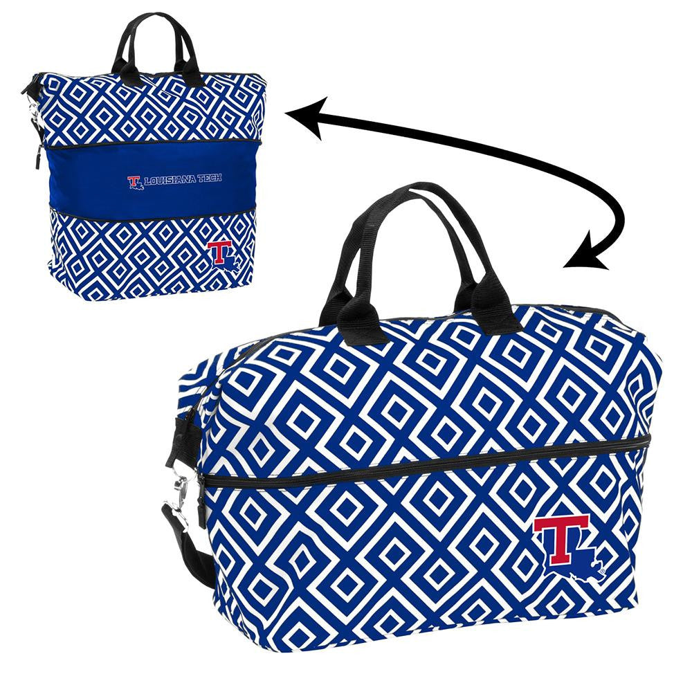 Louisiana Tech Bulldogs NCAA Expandable Tote Bag