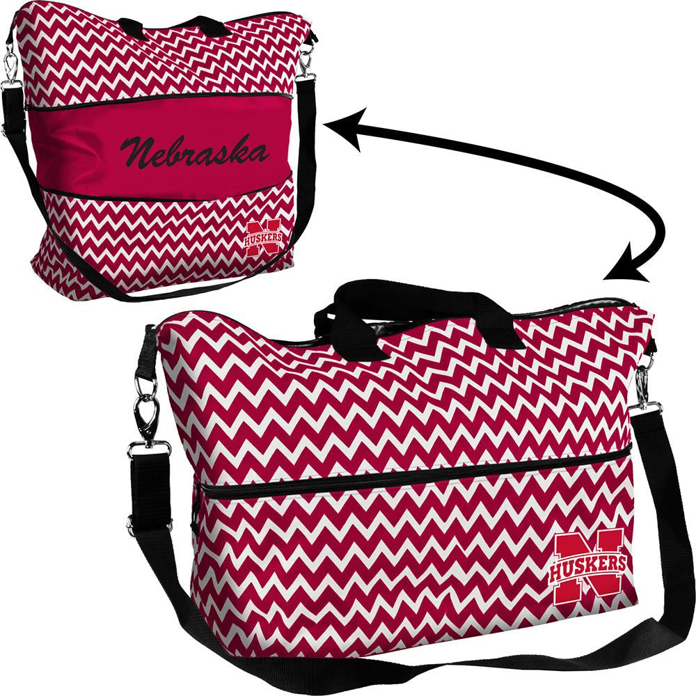 Nebraska Cornhuskers NCAA Expandable Tote Bag