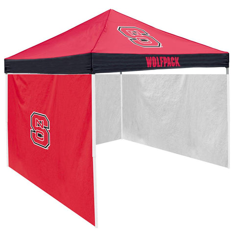 North Carolina State Wolfpack NCAA 9' x 9' Economy 2 Logo Pop-Up Canopy Tailgate Tent With Side Wall