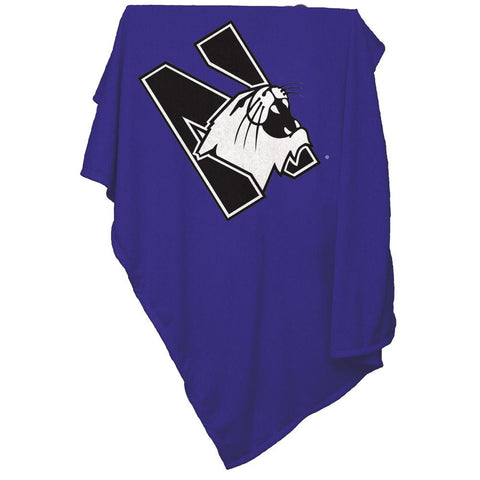 Northwestern Wildcats NCAA Sweatshirt Blanket