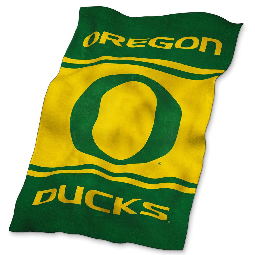 Oregon Ducks NCAA UltraSoft Fleece Throw Blanket (84in x 54in)