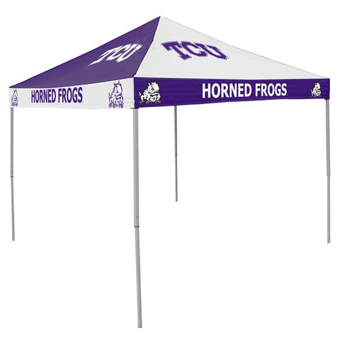 Texas Christian Horned Frogs NCAA 9' x 9' Checkerboard Color Pop-Up Tailgate Canopy Tent