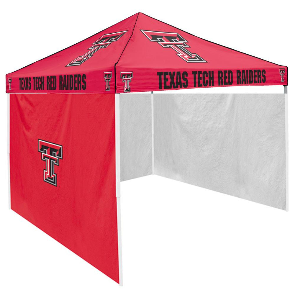 Texas Tech Red Raiders NCAA 9' x 9' Solid Color Pop-Up Tailgate Canopy Tent With Side Wall