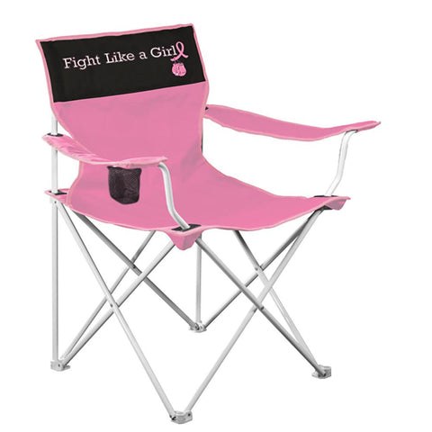 Fight Like a Girl  Canvas Chair